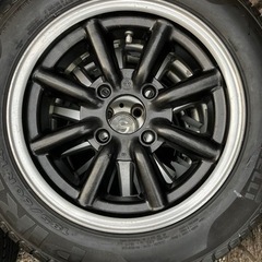 ワタナベ　14インチホイールとタイヤセット（2本）