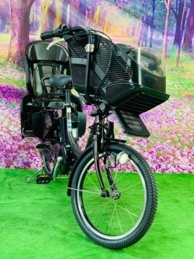 ❹ 5620子供乗せ電動アシスト自転車ブリヂストン3人乗り対応20インチ