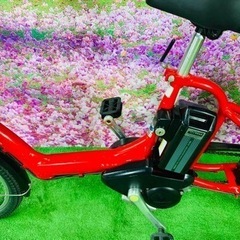 ❸ 5621子供乗せ電動アシスト自転車ブリヂストン3人乗り対応20インチ