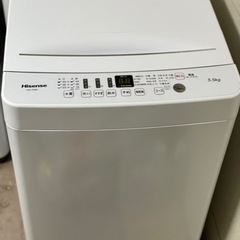 送料・設置込み　洗濯機　5.5kg Hisense 2020年