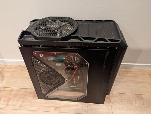 [ジャンク品] PCケース、マザーボード、電源、DVD/CDドライブ