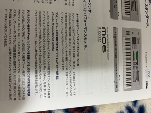 シンセサイザー　m6