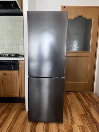 【2021年製】美品 maxzen 冷蔵庫 一人暮らし 単身用 JR160ML01GM ガンメタリック