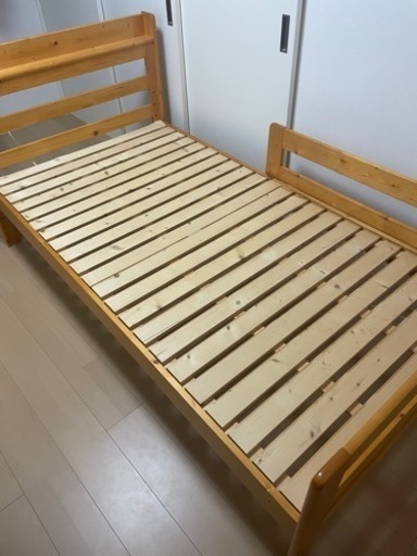 シングルベッド組み立て式(購入者決定しました)