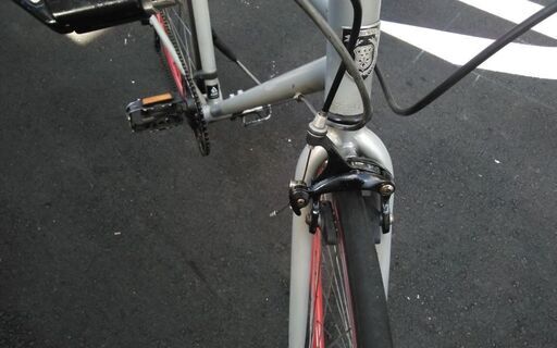 クロスバイク レユニオン LILU 6段変速 ライトグレー 配送無料