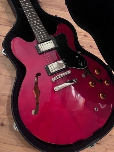 超美品】Epiphone DOT CH 2016年? セミアコ ハードケース付 Epiphone