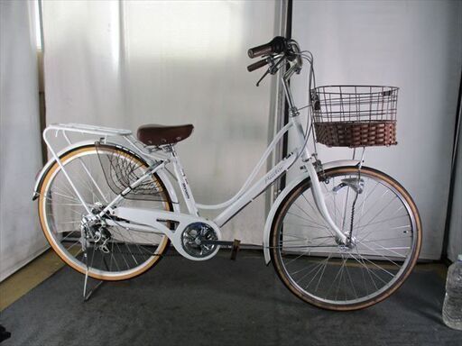 Ｄ22　★限定特価　整備済み★マルイシ★ 中古自転車 【　26インチ　白　 】