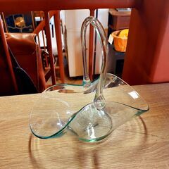 ガラス 花器 菓子鉢 多用途　/MJ-0599 南
