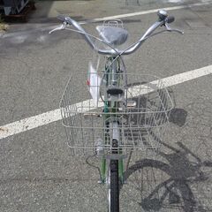 AGENDA 26インチ シングル 軽快車 緑 （207）