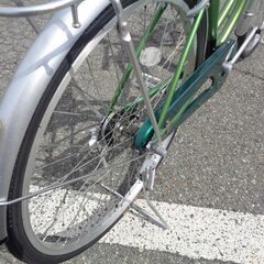 AGENDA 26インチ シングル 軽快車 緑 （207）