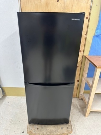 2021年製　アイリスオーヤマ　ノンフロン冷凍冷蔵庫　2ドア　142L  ブラック