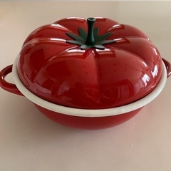 【琺瑯】トマト型の鍋