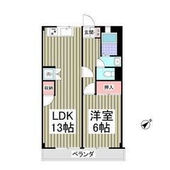 💙💙敷礼０😍《1LDK》蓮田市🐻蓮田駅から徒歩11分！一人暮らし...