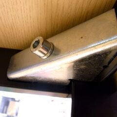 ミーティングテーブル 幅120×奥行75×高さ70cm 会議テーブル オフィス家具 事務用品 机 デスク ホワイト×ブラック 札幌市 西岡店