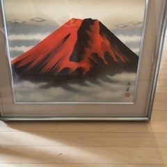 絵　赤富士