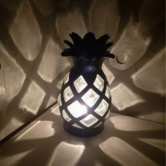 パイナップル キャンドル ランプ