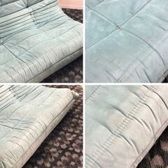 中古 ‎Rosettogo ロゼトーゴ 超高級ソファー 汚れありグリーン系ミッシェル・デュカロワ リーンロゼ 大特価