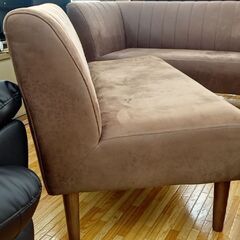 ☆ジモティ割あり☆ RELAX FORM SOLNA ソファー ブラウン H72×D63～140 