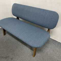 ニトリ/NITORI ダイニングテーブルセット リラックスワイド120MBR 4点セット ミドルブラウン/ターコイズブルー 中古 店頭引取歓迎 R7505