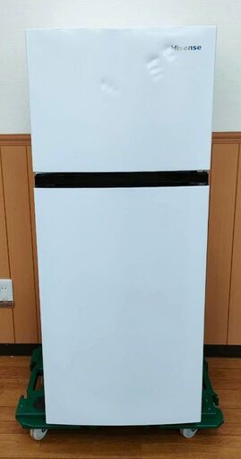 【高年式なのに激安品】ハイセンス 冷凍冷蔵庫 120L HR-B1202 ホワイト 2021年製