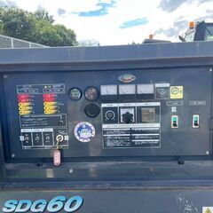 SDG60S-7B1】 2015年製 15,999時間 発電機 AIRMAN