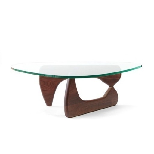ガラステーブル　三角　イサム・ノグチ　コーヒーテーブル　テーブル