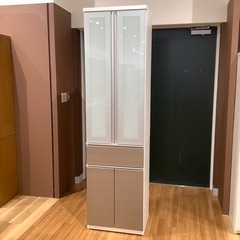 美品！食器棚 ナチュラルブラウン 木目調 ニトリ