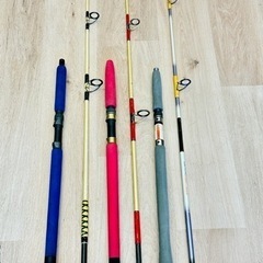 ボート　オフショア用キャスティングロッド　3本セット　海ルアー