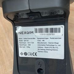 エアロバイク  NEXGIM QB-C01 定価・72,800円 【安心の3ヶ月保証】💳自社配送時🌟代引き可💳※現金、クレジット、スマホ決済対応※