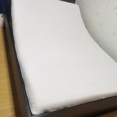 ikea イケア ダブルベッド マットレス 付き