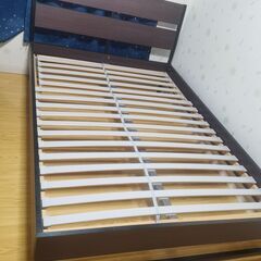 ikea イケア ダブルベッド マットレス 付き