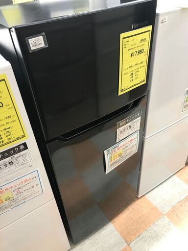 冷蔵庫 ハイセンス HR-B12J1B 2022年製 ※動作チェック済/当店6ヶ月保証