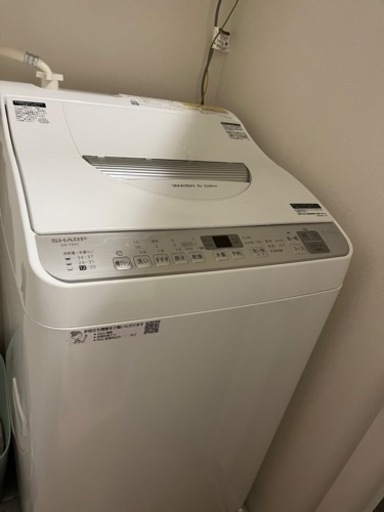 SHARP 縦型洗濯乾燥機  ES-TX5C 2018年製