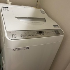 SHARP 縦型洗濯乾燥機  ES-TX5C 2018年製