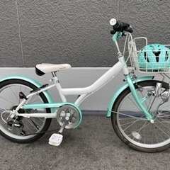 【取引完了】子供用　自転車　20インチ　ヘルメット付　アサヒ　ペ...