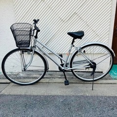【商談中】　シルバー　自転車　サイクル　バイク　ママチャリ　町乗...