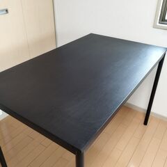 値下げしました　IKEA　美品　テーブル　黒　ブラック　　110...