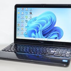 中古良品 ノートパソコン Windows11+office 爆速SSD240GB NEC
