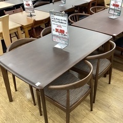KI-43【新入荷　リサイクル品】ニトリ　Nコレクション　ビーチ材　ダイニング5点セット　ブラウン KI-43【新入荷 リサイクル品】ニトリ Nコレクション ビーチ材