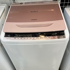 HITACHI💛ナイアガラビート洗浄💛8kg洗濯機127