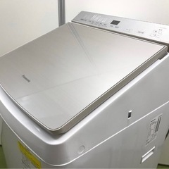 格安美品✨2021年製　Panasonic縦型洗濯乾燥機　ガラス...