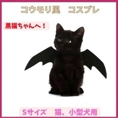 【黒猫ちゃんへ】コスプレ ハロウィン ペット コウモリ かわいい...