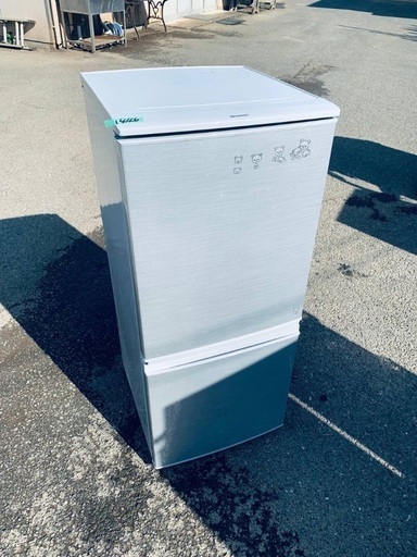 ♦️EJ1446番 SHARPノンフロン冷凍冷蔵庫【2017年製】