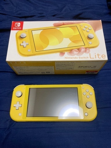 Nintendo Switch Lite 本体　イエロー＋箱、充電器