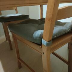 【取引中】IKEAダイニングテーブルセット(椅子４脚)