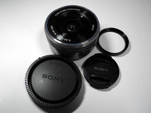 きれいなお品ですSONY パワーズームレンズ16-50ｍｍ　動作良好（ 返品可）