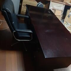 値下げ> オフィスデスク· イス <木>
