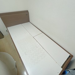 【美品♪】ニトリ 大小引き出し付きシングルベッド  (マットレス付き)