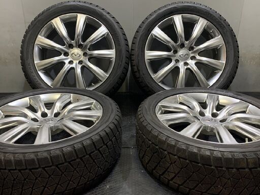 【BS 285/45R22】スタッドレス【US日産 インフィニティ QX56/QX80 純正ホイール 22インチ8J6HPCD139.7+30】アルマダ パトロール(VTK833MY)