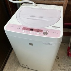 【取引先決定】洗濯機　全自動　シャープ2017年製　ES-G5E...